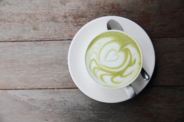 Té verde con leche — Foto de Stock