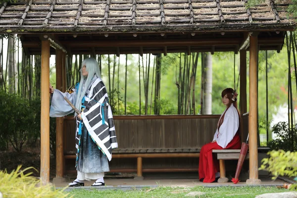 Міка з самураїв — стокове фото