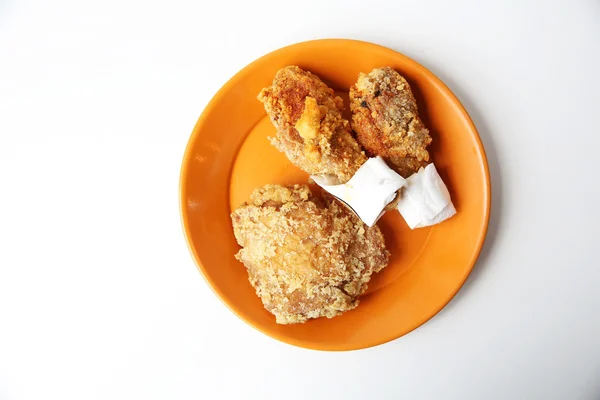 Fried Chicken with sauce — Stock Photo, Image