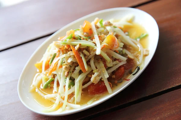 Green papaya salad — Stock Photo, Image