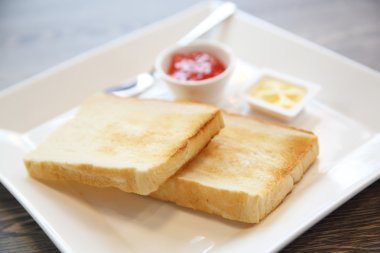 Dilim ekmek yakın çekim