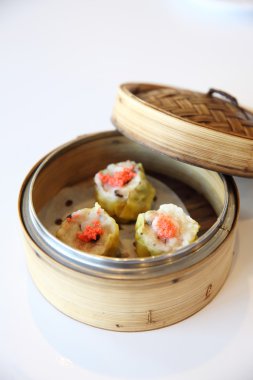 shumai, bambu vapur dim sum