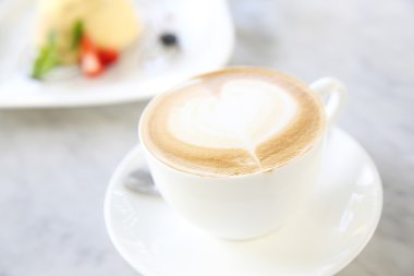 sıcak kahve yakın çekim