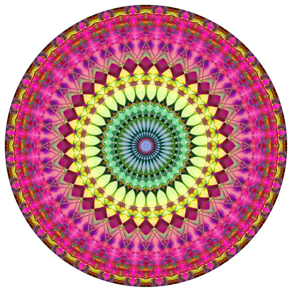 Színes geometriai Mandala — Stock Fotó