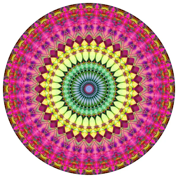 Renkli geometrik Mandala