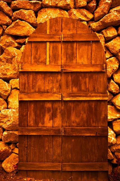 Puerta de madera vieja — Foto de Stock