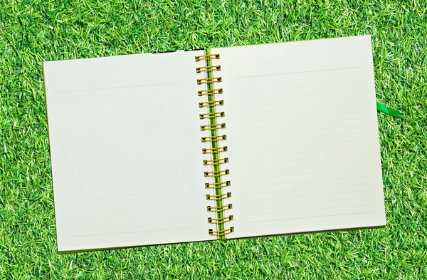 Sarmal deri notebook — Stok fotoğraf