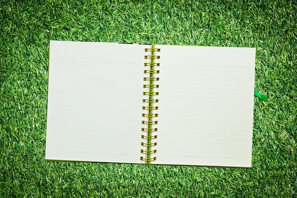 Cuaderno de cuero espiral — Foto de Stock