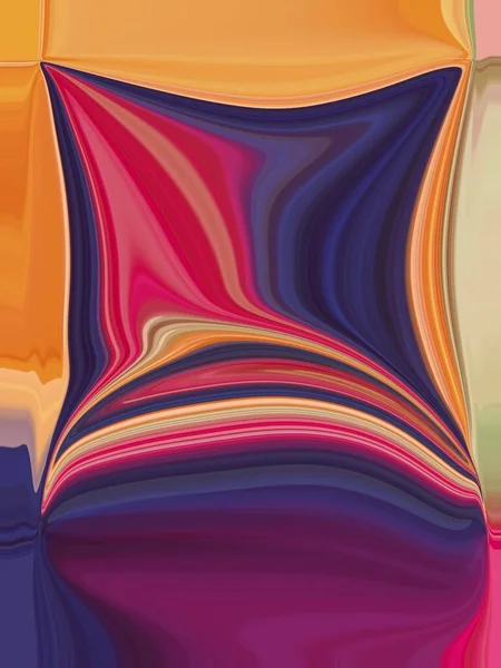 Abstrakt Färgglada Våg Akvarell Bakgrund — Stockfoto
