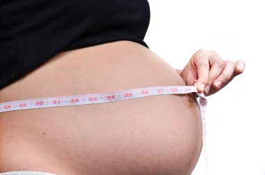 onu tutan hamile kadın