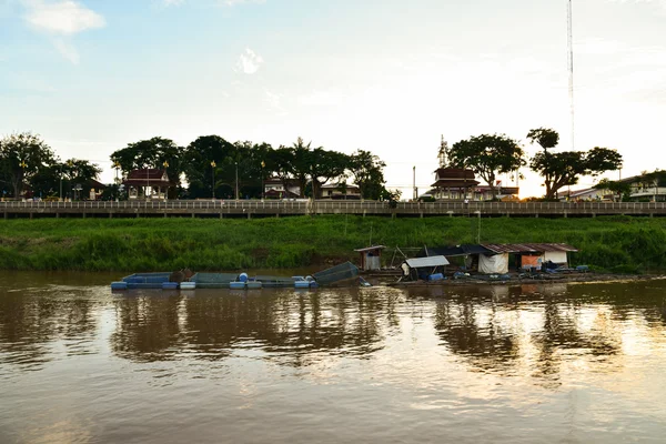 Atardecer río Mekong —  Fotos de Stock