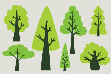 Vintage ağaç toplama