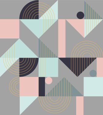 Geometrik desen. Etnik süs. Soyut arkaplan - renkli satırlar. 