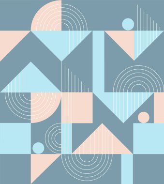 Geometrik desen. Etnik süs. Soyut arkaplan - renkli satırlar. 