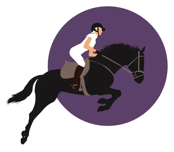 Paardensport ontwerp — Stockvector