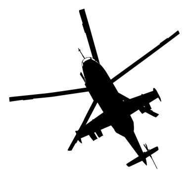 helikopter siluet