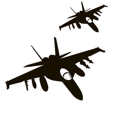 Hava saldırısı. Vektör