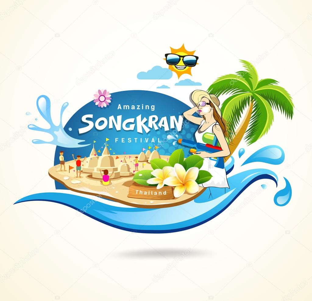 Amazing Songkran Festival in Thailand