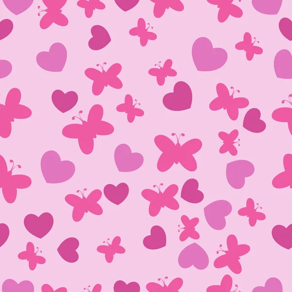 핑크 아기 원활한 패턴 — 스톡 벡터