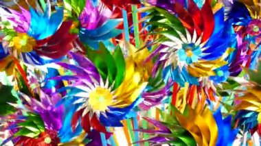 Mini rüzgar türbini.