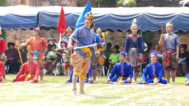 Traditional dancing of Thai — Stock Video