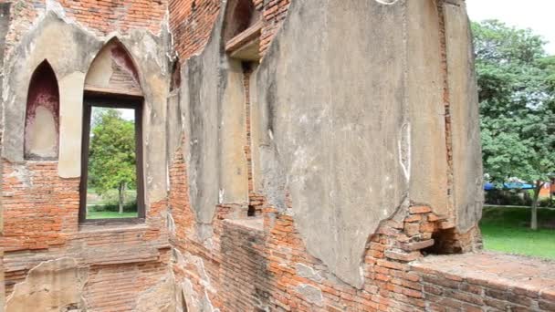 Sítio arqueológico na Tailândia — Vídeo de Stock