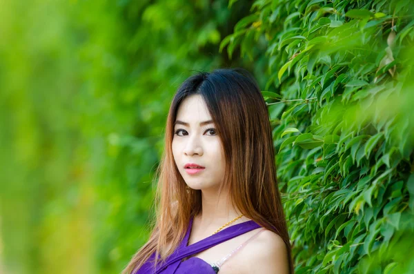 Portrait d'une femme asiatique . — Photo