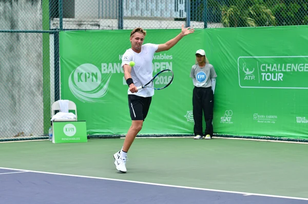 Lloyd Glasspool of England in KPN Renewables Bangkok Open 2016 — Stock Photo, Image