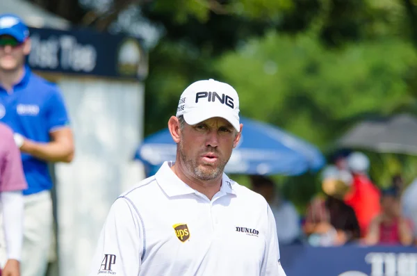 Lee Westwood v Thajsku Golf Championship 2015 — Stock fotografie