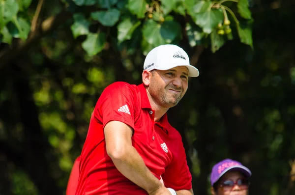 Sergio Garcia w Tajlandii Golf Championship 2015 — Zdjęcie stockowe