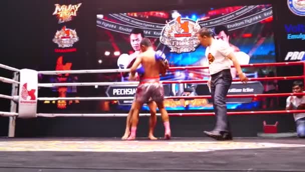 Día de Muaythai (boxeo tailandés ) — Vídeo de stock