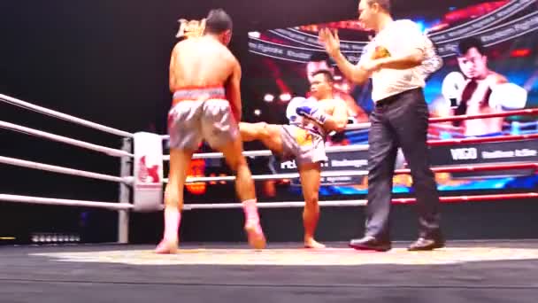 Dia de Muaythai (boxe tailandês ) — Vídeo de Stock