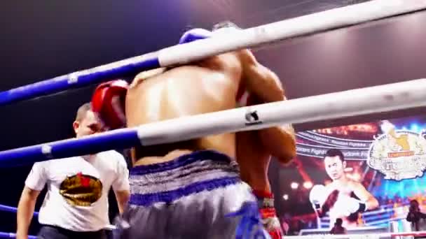 Día de Muaythai (boxeo tailandés ) — Vídeo de stock