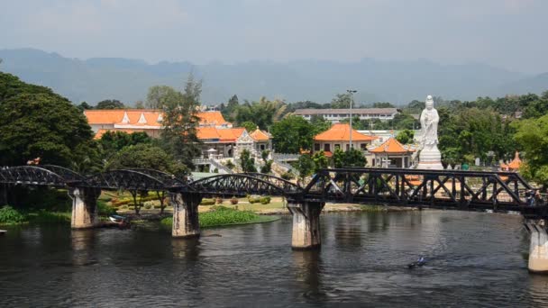 Ponte no rio Kwai . — Vídeo de Stock