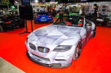 BMW araba Bangkok uluslararası Auto Salon 2016 ekranda