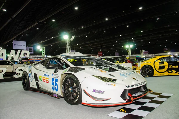 Lamborghini bil på displayen på Bangkok International Auto Salon 2 — Stockfoto