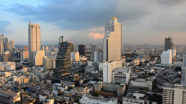 Город Бангкок, Таиланд . — стоковое видео