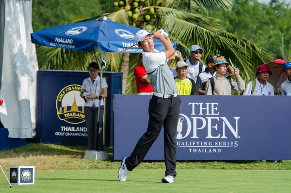 Jin Cheng (A) no Campeonato de Golfe da Tailândia 2015 — Fotografia de Stock