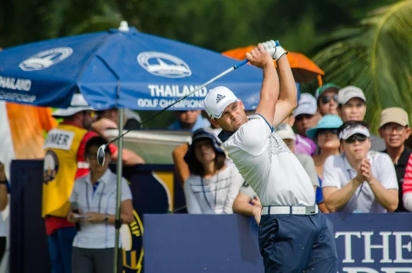 Sergio Garcia w Tajlandii Golf Championship 2015 — Zdjęcie stockowe