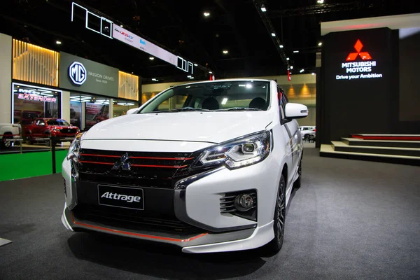 Mitsubishi Attrage Car 41St Bangkok International Motor Show 2020 — 스톡 사진