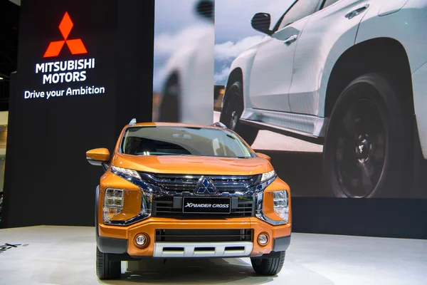 Samochód Mitsubishi Xpander Cross Wystawie Bangkok International Motor Show 2020 Obrazy Stockowe bez tantiem