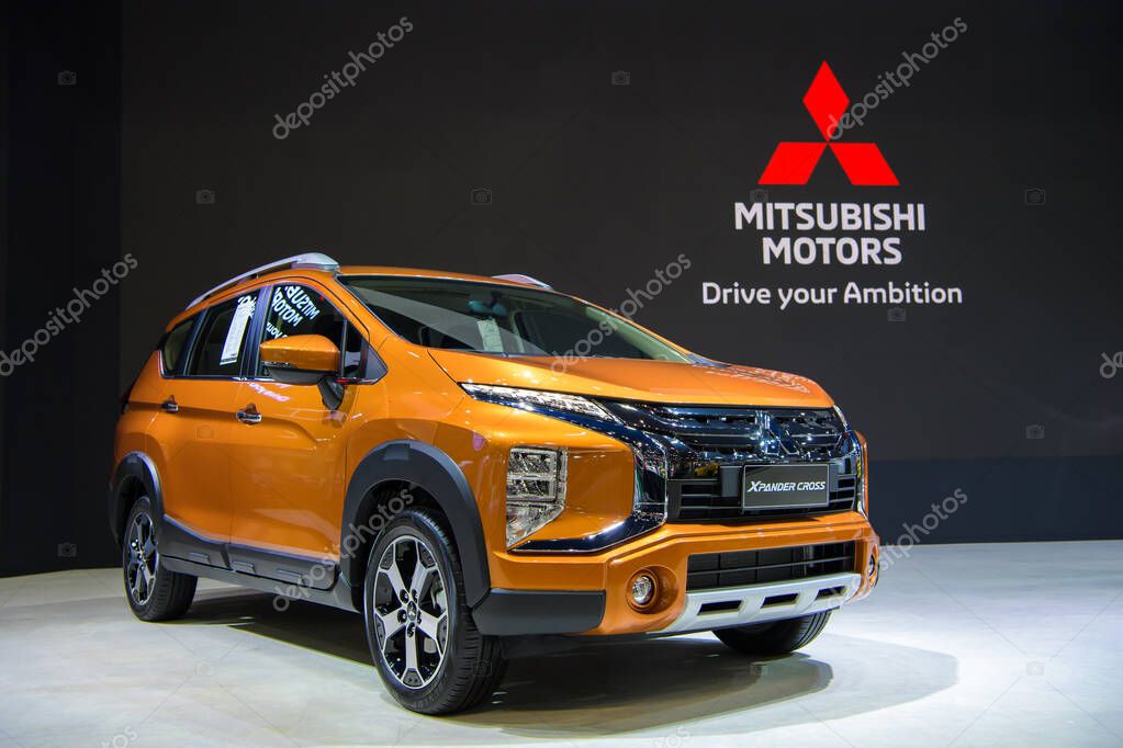 Mitsubishi Xpander Cross car on display at THE 41st BANGKOK INTERNATIONAL MOTOR SHOW 2020 on July 14, 2020 in Nonthaburi, Thailand.