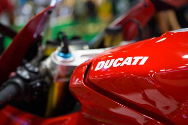 Ducati X Diavel Motosikletleri 41. BANGKOK ULUSLARARASI MOTOR Şovu 2020 'de 14 Temmuz 2020' de Tayland, Nonthaburi 'de sergileniyor..