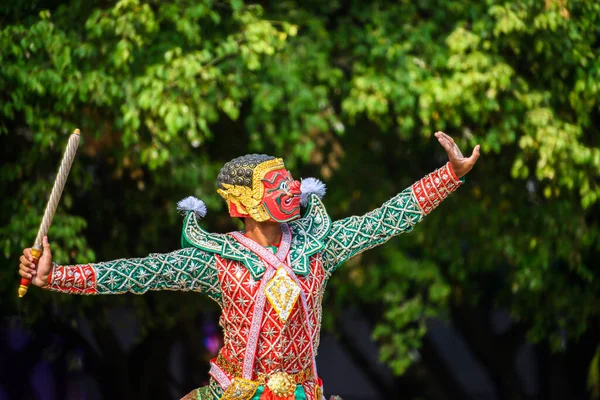 Giant Personaje Drama Ramayana Las Artes Escénicas Más Altas Tailandia — Foto de Stock