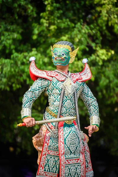 Giant Personaje Drama Ramayana Las Artes Escénicas Más Altas Tailandia —  Fotos de Stock