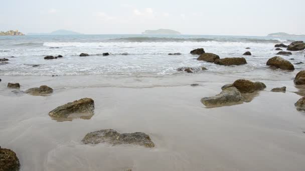 Capa de mar calmo, golfo da Tailândia. HD — Vídeo de Stock