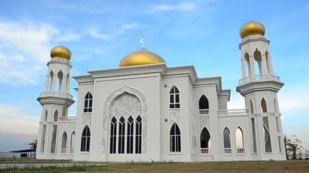 Mesquita do Islã na Tailândia. HD — Vídeo de Stock