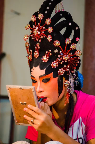 Chinese opera actrice — Stockfoto