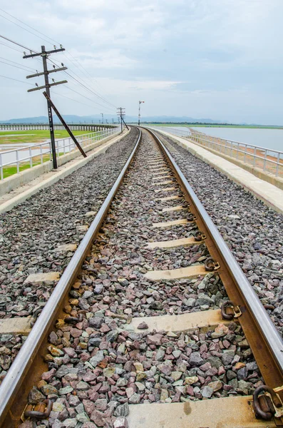 Railroad tracks — Stockfoto