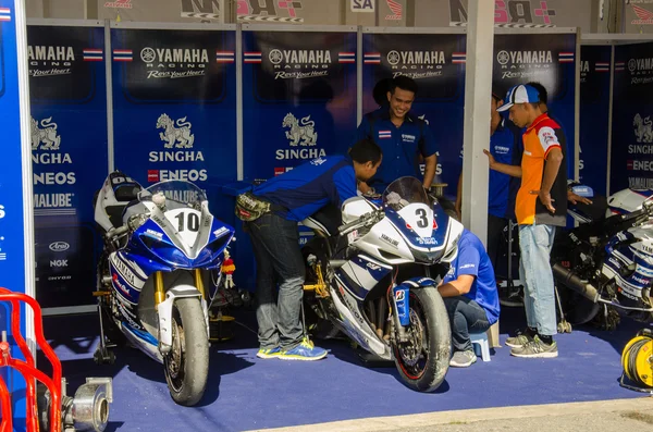 第 1 戦タイ スーパー バイク選手権 2015 — ストック写真